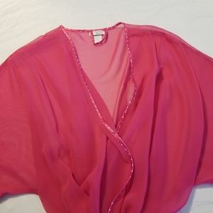 Short Sheer Robe EUC